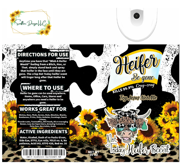 Sunflower Heifer