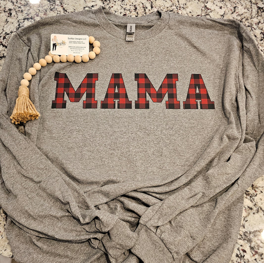 Buffalo Plaid Mama