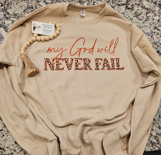 My God will Never Fail