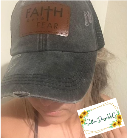 Retro Faith over Fear Hat