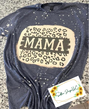 Mama - Bleached Cheetah Shirt