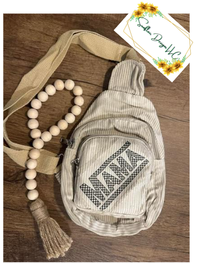 MAMA Checkered Crossbody