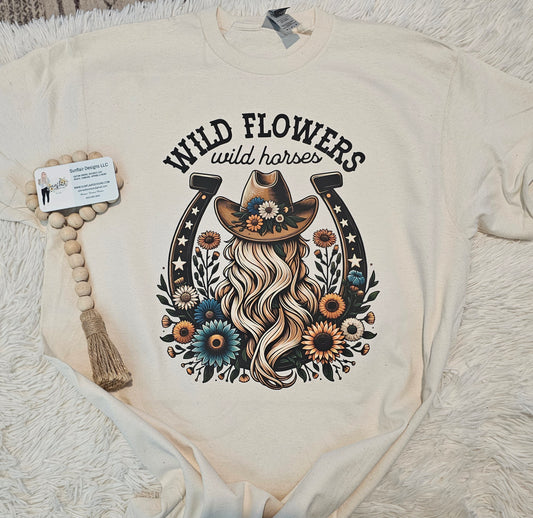 Wild Flowers & Horses