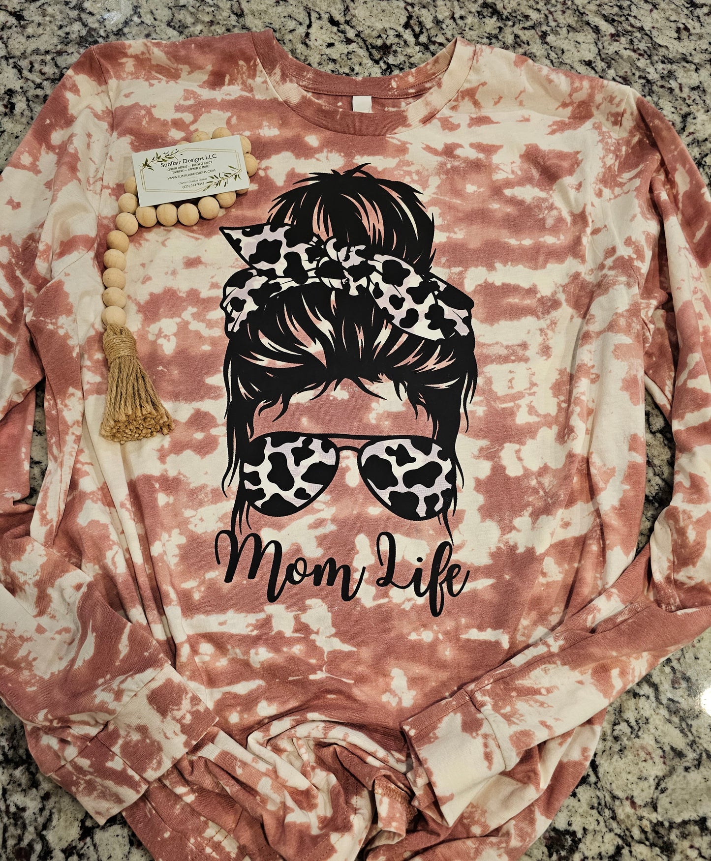 Mom Life - Cow Print