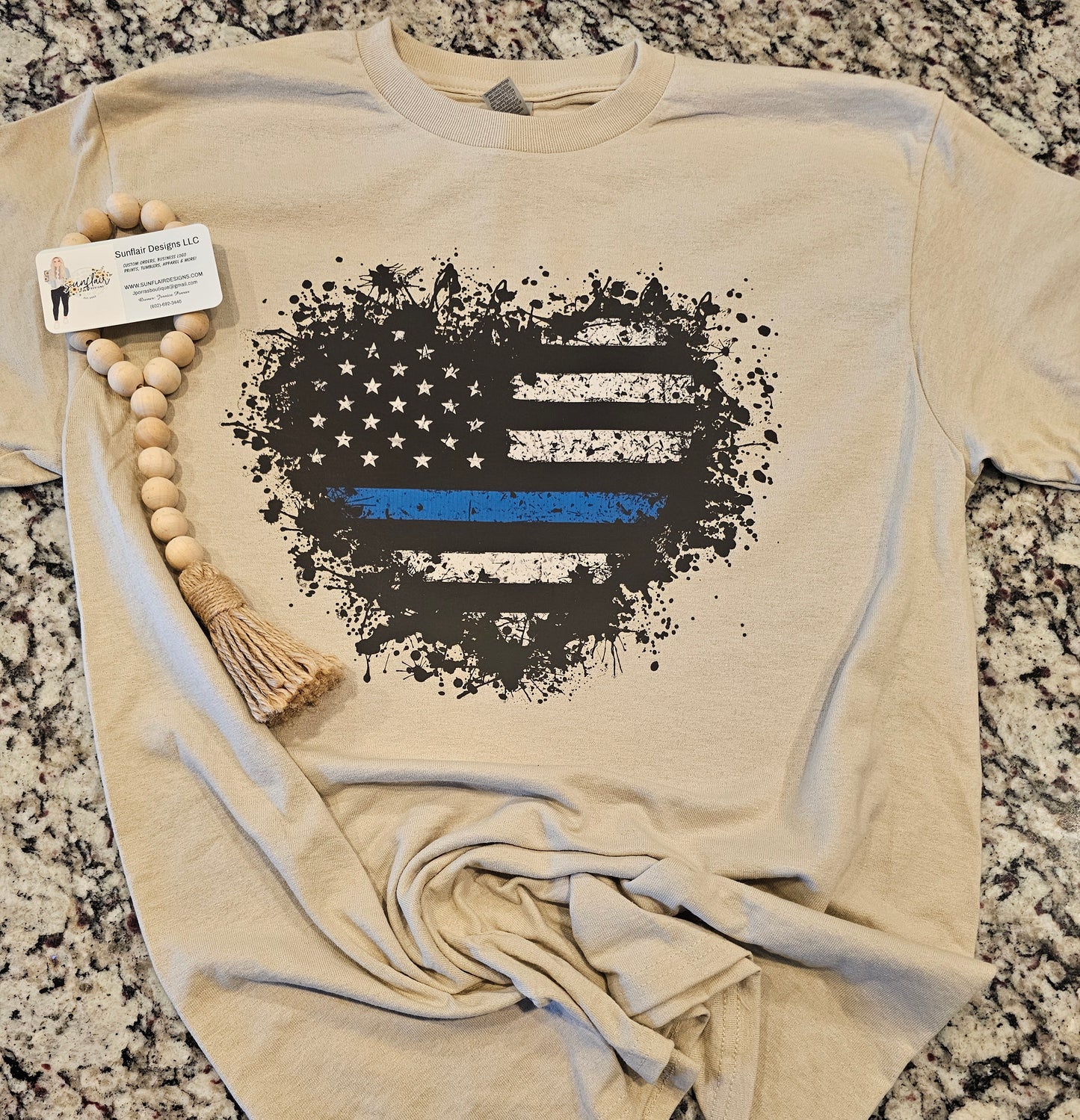 Back the Blue Heart
